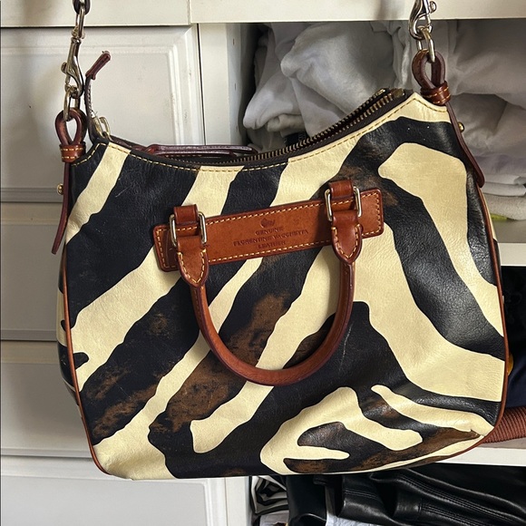 Dooney & Bourke Zebra Stripe Shoulder Bag - Picture 2 of 4